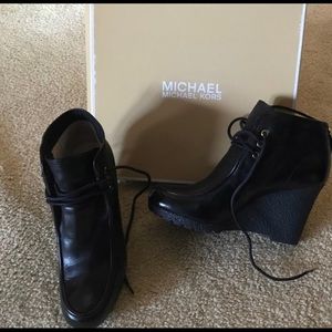 Michael Kors black Wedge